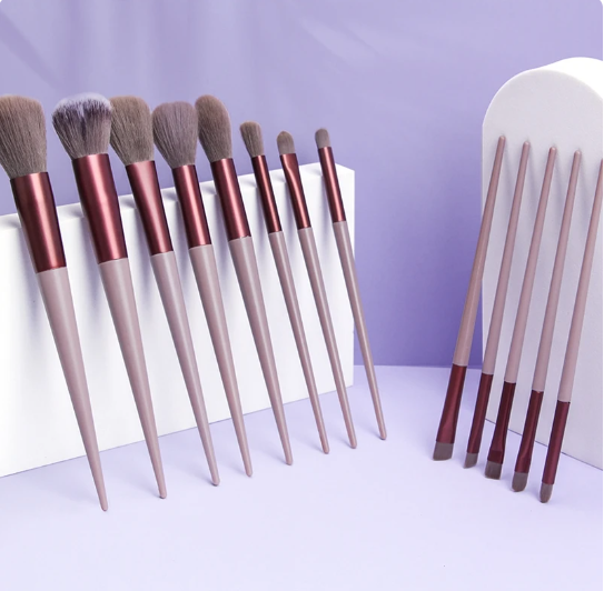 Makeup Brushes, 13 Pcs Makeup Brushes Set Eye Shadow Foundation Women Cosmetic Powder Blush Blending Beauty Make Up Tool