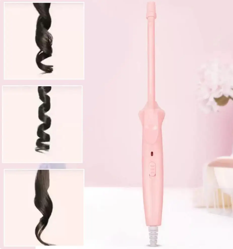 curling iron, Stylish Wool Curling Iron Anti-Scalding Safe Simple Iron Curling Tool Curls Hair Operation Curler Wool 9MM Hairstyling E7D3