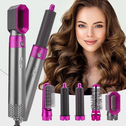 5 in 1 Hair Dryer Brush with Hair Volumizer, Hot Air Brush