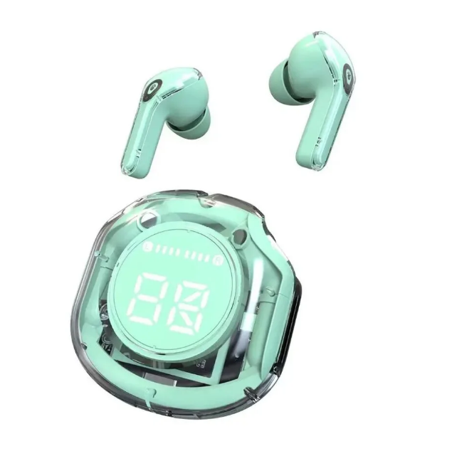 Air 39 TWS Small Ice Cubes Bluetooth  Headset Wireless Digital Display, Active Noise Cancellation, Quick Charging, Water Resistance