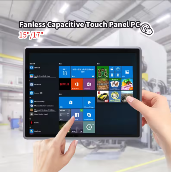 waterproof industrial capacitive touch compute pc industry j1900 core i3 i5 i7 ip65 industrial touch pc