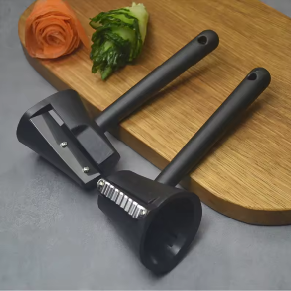 Creative Manual Spiral Slicers Vegetable Cutter Spiral Peeler Fruits Device Cooking Gadget Kitchen Roll Flower Decorative Tool