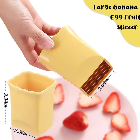 Creative Kitchen Gadget Quickly Making Fruit Vegetable Salad Banana Strawberry Cutter Egg Slicer Cup Slicer