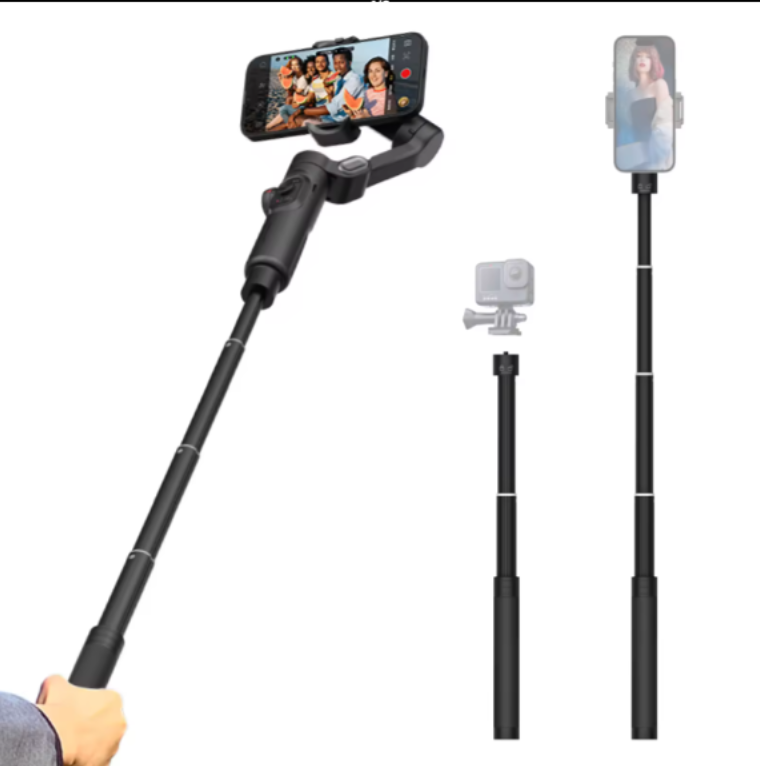 Extendable mini Wireless Selfie Stick Tripod with remote and led ring fill light for smartphone