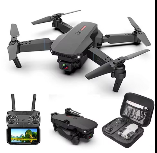 RC Drone E88pro 4-Axis Foldable Drone 4k High-Definition Camera Aerial Photography Aircraft Remote Control Aircraft