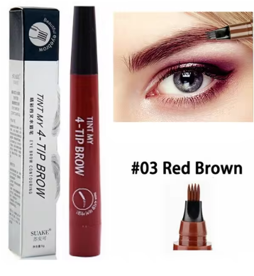 4 Point Eyebrow Pencil Maquillajes Para Mujer Waterproof Liquid Eyebrow Pen Makeup Long Lasting Cosmetic Microblade Brow Pencil