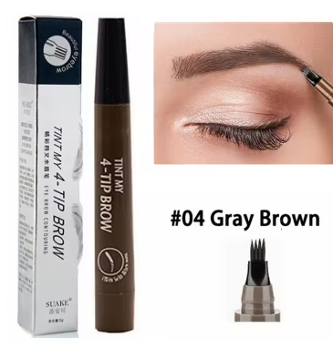 4 Point Eyebrow Pencil Maquillajes Para Mujer Waterproof Liquid Eyebrow Pen Makeup Long Lasting Cosmetic Microblade Brow Pencil