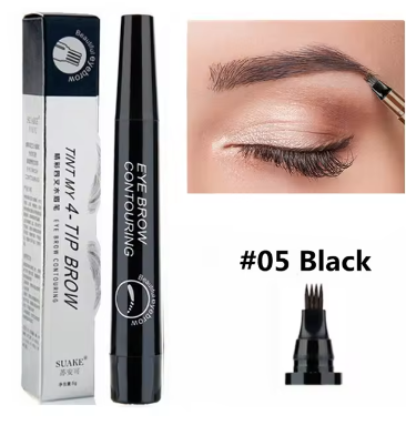 4 Point Eyebrow Pencil Maquillajes Para Mujer Waterproof Liquid Eyebrow Pen Makeup Long Lasting Cosmetic Microblade Brow Pencil