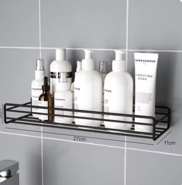 Bathroom Shelf Shower Shelf Shampoo Storage Shelf Kitchen Spice Corner Shelf No Punch Wall - Mounted Shelf Bathroom Accessories