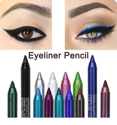 Makeup Long-lasting Not Blooming Eyeliner Pencil Waterproof Pigment Eyeshadow Eye Liner Pen Women Fashion Color Make Up Tools